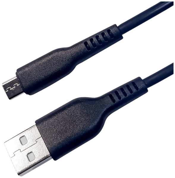 Кабель Gal USB A-micro USB B, 2A, 1m Black (2444) 9098014234