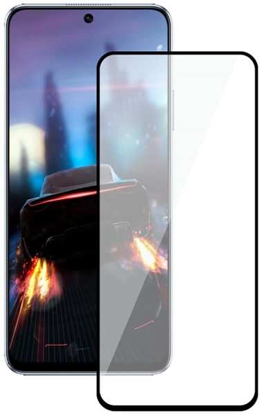 Защитное стекло с рамкой 2.5D Deppa для Huawei Nova Y90 (2022), 0,3 мм, черная рамка (62906) 9098015062