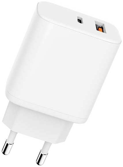 Сетевое зарядное устройство CARMEGA USB A+C 25W White (CAR-WC106) 9098015101