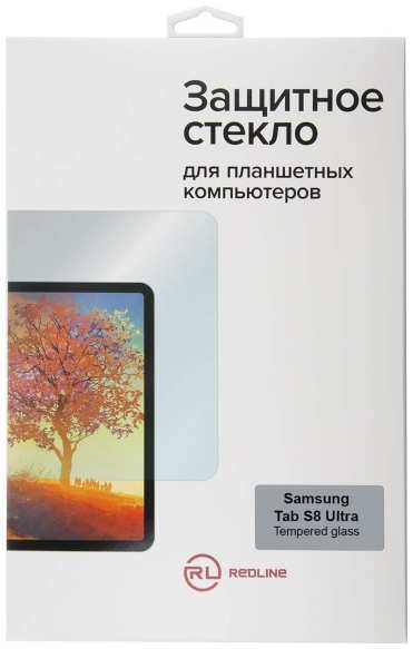 Защитное стекло RED-LINE для Samsung Galaxy Tab S8 Ultra/S9 Ultra (УТ000029759)