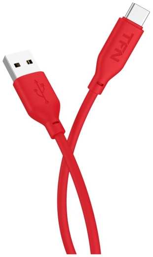 Кабель TFN USB Type С Silicone, 1,2 м Red (TFN-C-SIL-AC1M-RD) 9098025247