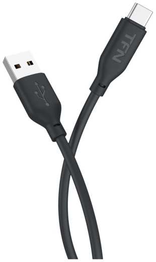 Кабель TFN USB Type С Silicone, 1,2 м Black (TFN-C-SIL-AC1M-BK) 9098025248