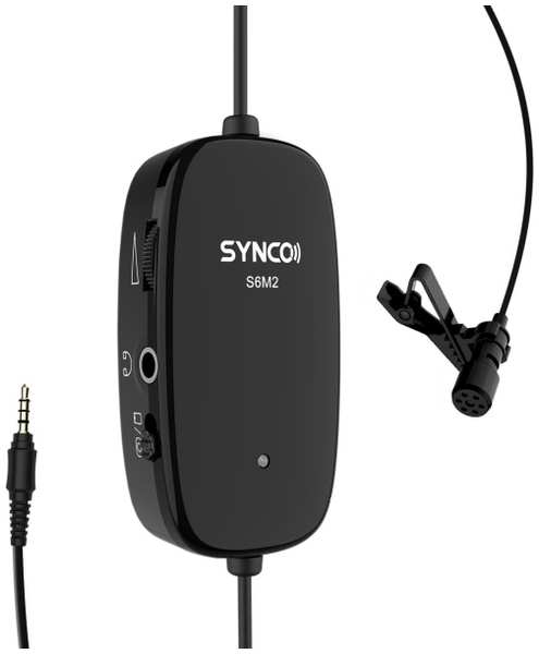 Микрофон для фотокамеры SYNCO S6M2, петличный 9098027030