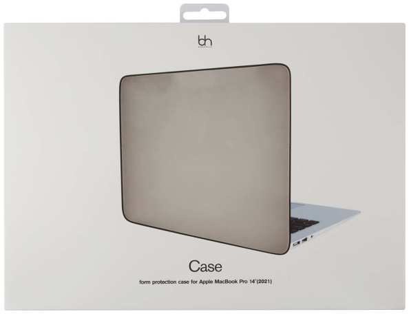 Чехол-накладка Barn&Hollis Matte Case для MacBook Pro 14 (2021), прозрачный (УТ000029441) 9098028404
