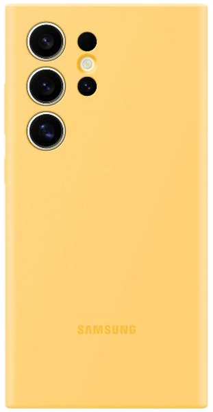 Чехол Samsung Silicone Case для Samsung Galaxy S24 Ultra Yellow (EF-PS928TYEGRU) 9098032840