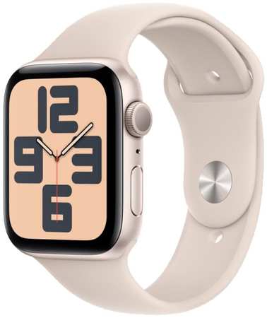 Смарт-часы Apple Watch SE 2023 44mm Starlight Aluminum Case with Starlight Sport Band, размер M/L (MRE53) 9098034119