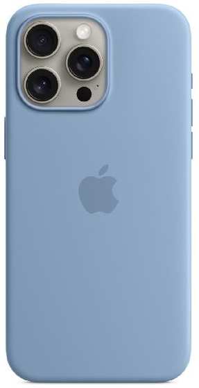 Чехол Apple Silicone Case with MagSafe для iPhone 15 Pro Max Winter Blue (MT1Y3) 9098034503