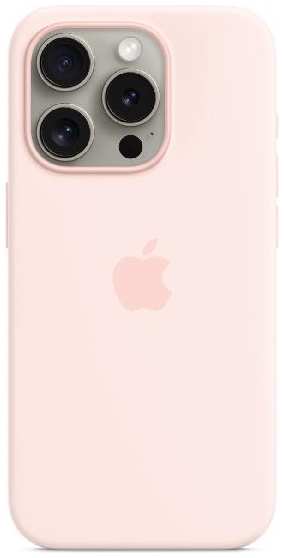 Чехол Apple Silicone Case with MagSafe для iPhone 15 Pro Light Pink (MT1F3) 9098034510