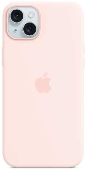 Чехол Apple Silicone Case with MagSafe для iPhone 15 Plus Light Pink (MT143) 9098034523