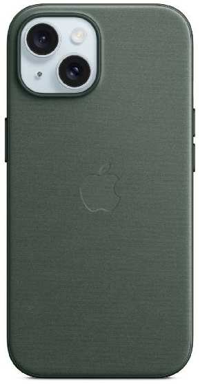 Чехол Apple FineWoven with MagSafe для iPhone 15 Evergreen (MT3J3) 9098034536