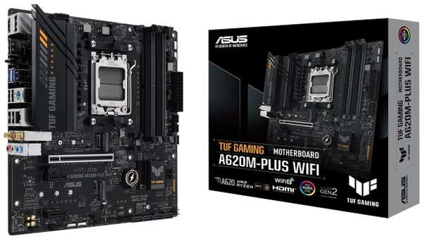 Материнская плата ASUS TUF Gaming A620M-Plus WiFi (90MB1F00-M0EAY0)