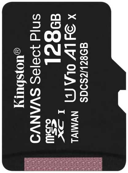 Карта памяти Kingston Canvas Select Plus microSDXC 128GB (SDCS2/128GBSP)