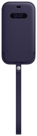 Чехол Apple Leather MagSafe для iPhone 12/12 Pro Deep Violet (MK0A3ZE/A) 9098048050