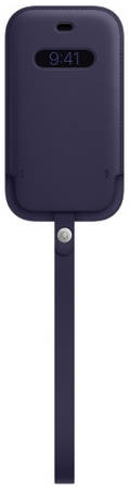 Чехол Apple Leather Sleeve MagSafe для iPhone 12 mini Deep Violet (MK093ZE/A) 9098048051