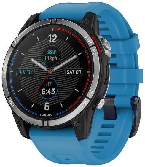 Смарт-часы Garmin Quatix 7, 47 мм, серебристые (010-02540-61)