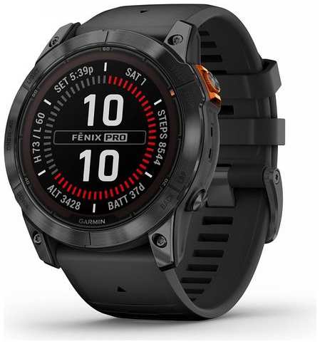 Смарт-часы Garmin Fenix 7x Pro Solar, 51 мм, серые (010-02778-01) 9098051079