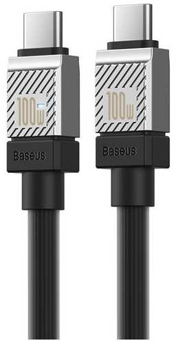 Кабель Baseus CoolPlay Series Fast Charging Cable USB-C/USB-C 100W 2m Black (CAKW000301)