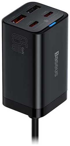 Сетевое зарядное устройство Baseus GaN3 Pro Desktop Fast Charger 2C+2U 65W (CCGP040101)