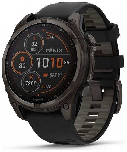 Смарт-часы Garmin Fenix 8 Solar Sapphire 47mm Dark