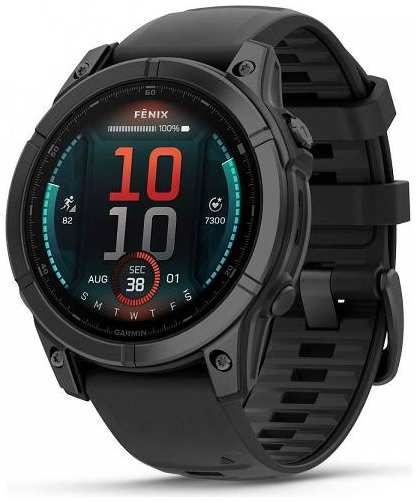 Смарт-часы Garmin Fenix E AMOLED 47mm Dark Grey/Black 9098053005