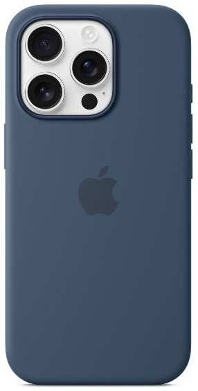 Чехол Apple Silicone Case with MagSafe для iPhone 16 Pro Denim (MYYK3)