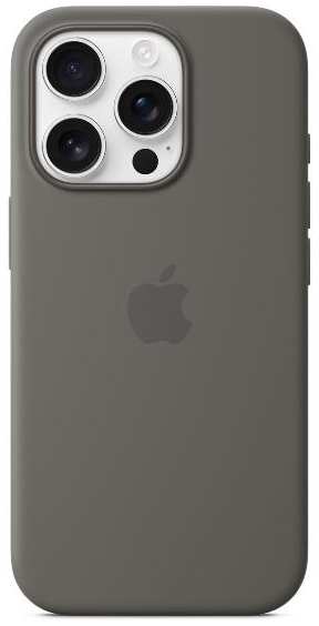 Чехол Apple Silicone Case with MagSafe для iPhone 16 Pro Stone Gray (MYYL3) 9098053076