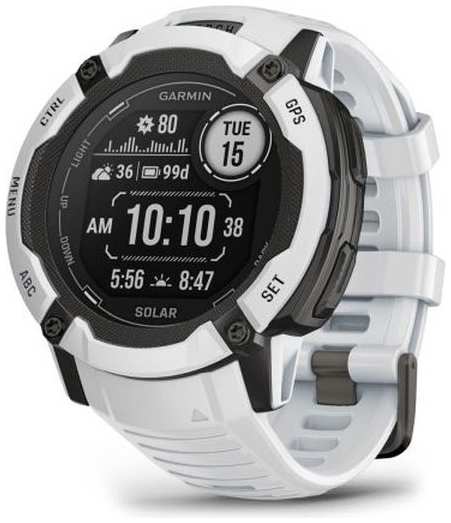 Смарт-часы Garmin Instinct 2X Solar 50mm White (010-02805-04) 9098059643