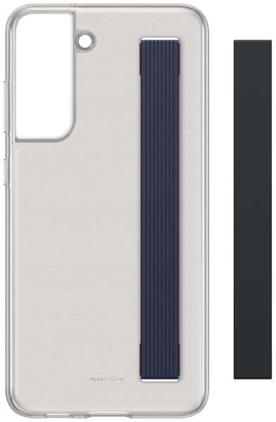 Чехол Samsung Slim Strap Cover для Galaxy S21 FE, серый (EF-XG990CBEGRU) 9098075212