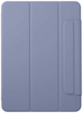 Чехол для планшета Deppa Wallet Onzo Magnet для iPad Pro 11 (2020/2021), серо-лавандовый (88074)