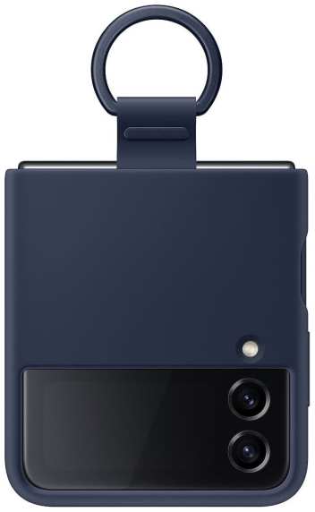 Чехол Samsung для Galaxy Z Flip4 Silicone Ring Navy (EF-PF721TNEG) 9098090424