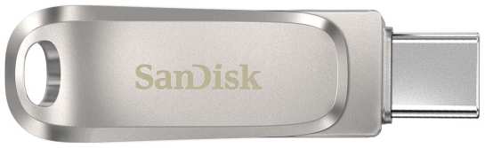 USB-флешка SanDisk Ultra Dual Drive Luxe 64GB Type-C USB3.1 Silver (SDDDC4-064G-G46)