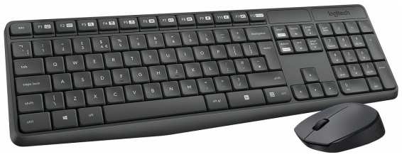 Комплект клавиатура+мышь Logitech MK235
