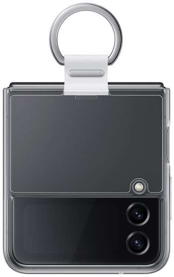 Чехол Samsung Clear Cover with Ring для Samsung Galaxy Z Flip4 (EF-OF721CTEG)