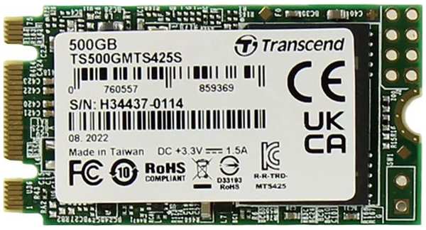 SSD накопитель Transcend 425S 500GB (TS500GMTS425S) 9098095701