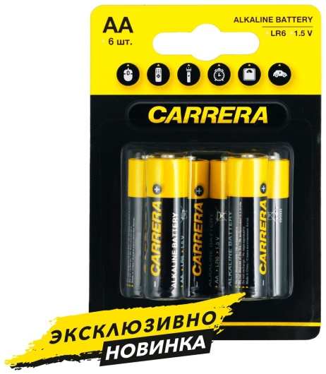 Батарейки Carrera №206, LR6 (AA), 6 шт 9098099455