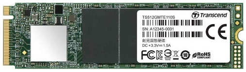 SSD накопитель Transcend MTE110S 512GB (TS512GMTE110S) 9098103707