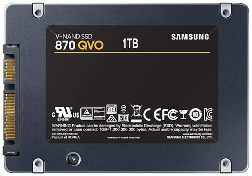 SSD накопитель Samsung 870 QVO 1TB (MZ-77Q1T0BW) 9098103724