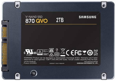 SSD накопитель Samsung 870 QVO 2TB (MZ-77Q2T0BW) 9098103728