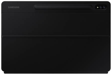 Чехол-клавиатура Samsung для Tab S7+, черный (EF-DT970)