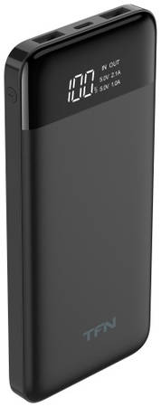 Внешний аккумулятор TFN Slim Duo LCD 10000 mAh Black (TFN-PB-217-BK) 9098120498