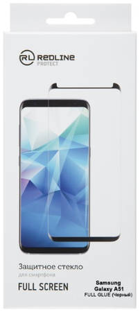 Защитное стекло RED-LINE для Samsung Galaxy A51 Black (УТ000019218)