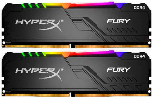 Оперативная память HyperX Fury 64GB 3200Mhz RGB CL16 (HX432C16FB3AK2/64)
