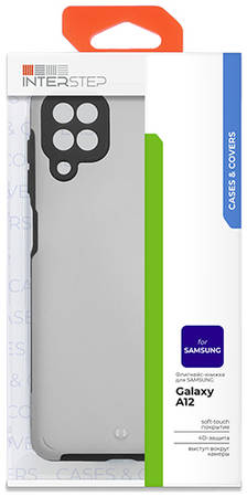 Чехол InterStep Skin Kingkong для Samsung Galaxy A12, черный (IS-FCC-SAM000A12-SK01O-ELGD00) 9098133652