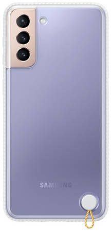 Чехол Samsung Clear Protective Cover S21+, белая рамка (EF-GG996CWEGRU) 9098134914