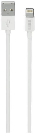 Кабель для iPod, iPhone, iPad InterStep Lightning-USB-A USB 2.0, 1 м, белый (IS-DC-LGUSWHTUB-000B210) 9098138063
