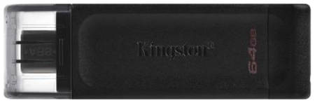 USB-флешка Kingston DataTraveler 70 64GB Type-C USB3.2 Black (DT70/64GB) 9098151549