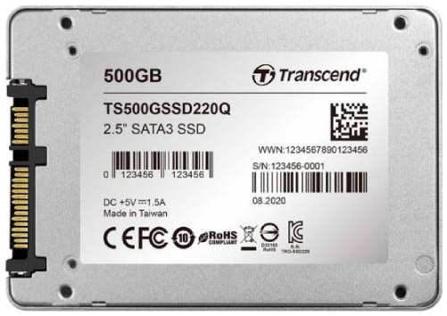 SSD накопитель Transcend 220Q 500GB (TS500GSSD220Q) 9098158978