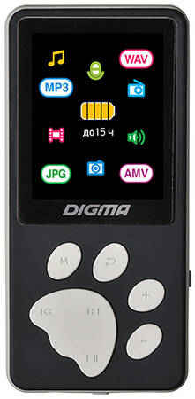 MP3-плеер Digma S4 Black/Grey 9098168188