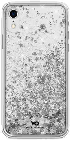 Чехол White Diamonds Sparkle iPhone для XR, серебряные звезды (805065) 9098172785