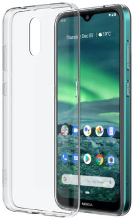 Чехол для сотового телефона Nokia Clear Case для Nokia 2.3, прозрачный (4B53)